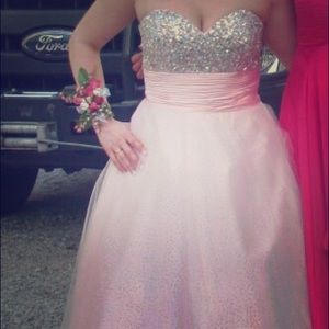Pink prom dress